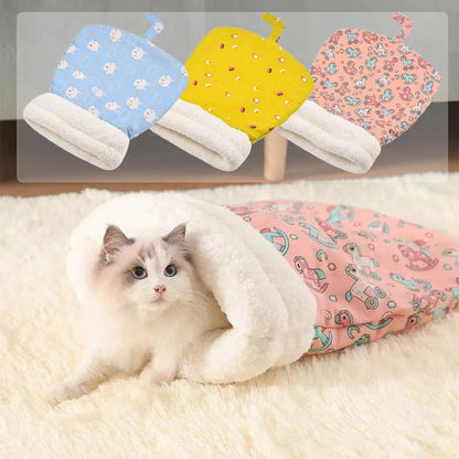 🐾 Last Day Special Price £9.99! 🛏️ Cozy Pet Nest for Cats and Dogs - Plush & Machine Washable, Perfect for Your Pet's Comfort and Warmth ✨