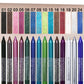 🔥LAST DAY SALE ONLY ￡9.99!!💧14-Pack Waterproof Colored Gel Eyeliner Pencil – Metallic & Shimmer Finishes, Smudge-Proof（Pencil sharpener color is random）