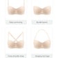 👙 Women's Convertible Strapless Minimizer Bandeau Bra Underwire Unlined for Large Bust