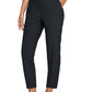👖 50% OFF NOW! 💐Women's High‑Waisted Elastic Pants with Zipper Pockets – Stretchy Wrinkle‑Resistant Cropped Trousers