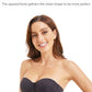 👙 Women's Convertible Strapless Minimizer Bandeau Bra Underwire Unlined for Large Bust
