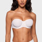⏳LAST WEEK SALE -ONLY £19.99!🖤💐Women's Convertible Strapless Minimiser Bandeau Bra Underwire Unlined for Large Bust