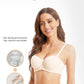 👙 Women's Convertible Strapless Minimizer Bandeau Bra Underwire Unlined for Large Bust