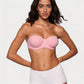 ⏳LAST WEEK SALE -ONLY £19.99!🖤💐Women's Convertible Strapless Minimiser Bandeau Bra Underwire Unlined for Large Bust