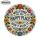 🖼️ 51% OFF NOW ! ⚡ Vintage "Happy Place" Metal Sign – Rustic Decor, Durable Metal & Wall-Ready Design 🏡