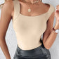🏆 Last Day Special Price £8.77 ! 💐 Women’s U-Neck Tank Tops with Built-In Bra