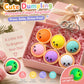 🏆 Last Day Special Price £8.99 ! 🔥Buy 1 Get 1 Free🎁Cute Dumpling Pressable Fidget Keychain - touch sensing light