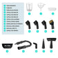Pressurized Handheld Multi-Surface Natural Steam Cleaner with 12 pcs Accessories, Multi-Purpose Steamer for Home Use, Cleaning Floor, Kitchen,Spring