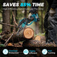 ⚡50% OFF NOW ! 🌳6-inch Cordless Mini Chainsaw with 2 Batteries🌲