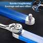🏆 LIMITED-TIME 50% OFF!🔧Offset Extension Wrench for Tight Spaces, Universal Extension Wrench Set with Socket Adapters, Heavy‑Duty Ratchet Extension Bar for Narrow Hard‑to‑Reach Repair Work
