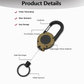 🔑 Last Day Special Price £9.78 ! 🔥Buy 1 Get 1 Free🎣 Retractable Carabiner Keychain – 65cm steel lanyard, 100,000 pull cycles. Lightweight & sturdy. No more fumbling for keys! 🧗✨
