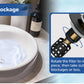 🏆 Last Day Special Price £9.99! 🔥Hibbent Upgraded 3-in-1 Sink Drain Filter, Universal Pop-Up Stopper, Removable Stainless Steel Basket-Shaped Hair Catcher
