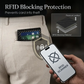 💼 LIMITED-TIME 50% OFF! ✨AirTag Wallet for Men - with Pop Up Aluminum Case Money Clip Slim Leather Slots Credit Card Holder RFID Blocking Bifold Minimalist Wallet