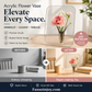 🏆 Last Day Special Price £9.99 ! 💐Buy 2 Get 1 Free🎁Nordic Transparent Acrylic Vase | Elegant Desktop Plant Holder & Home Decor | Modern Centerpiece for Living Room & Wedding Tables