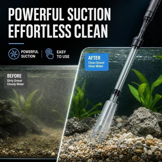 🐠 LIMITED-TIME 50% OFF! 🧹Electric Aquarium Gravel Cleaner—battery-operated, adjustable length, and easy to use—suitable for all aquariums 🐟