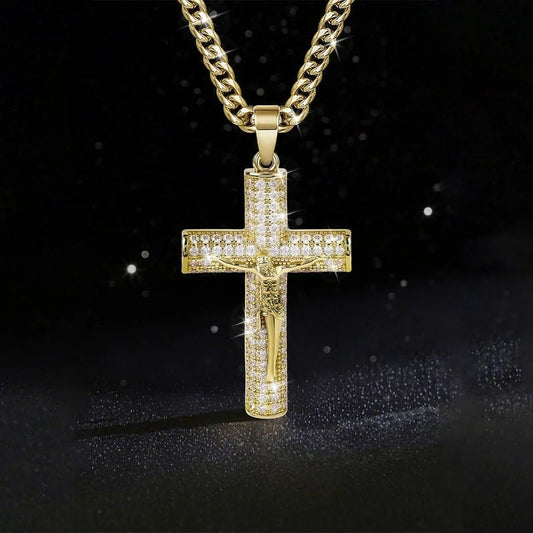 🎉HOLIDAY HAUL SALE✝️Jesus Crucifix Pendant Necklace