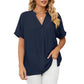 ⏳Last Day Special Price ￡16.77! Women's Solid Color Loose Casual Bottoming Shirt