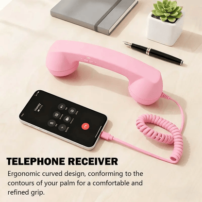 📞 LIMITED-TIME 50% OFF! ☎️ Retro Phone Handset – Type-C Wired, HD Speaker & Volume Control, Nostalgic Vintage Style for Calls, Streaming & Content 🎙️