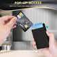 💼 LIMITED-TIME 50% OFF! ✨AirTag Wallet for Men - with Pop Up Aluminum Case Money Clip Slim Leather Slots Credit Card Holder RFID Blocking Bifold Minimalist Wallet
