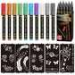 🎨 Last Day Special Price £9.78 ! ✨Temporary Tattoo Markers for Skin🔥Perfect For Unique Body Art