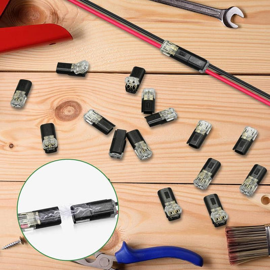 🏆 Last Day Special Price £9.78!💞50K+ SOLD!💥🔥🛡️ Final Day – Ends Tonight! ⏰ Double-Wire Connector with LOCKING Buckle 50% OFF! Secure lock, no slips. The reliable choice for safe, solid connections. ⚡🔒