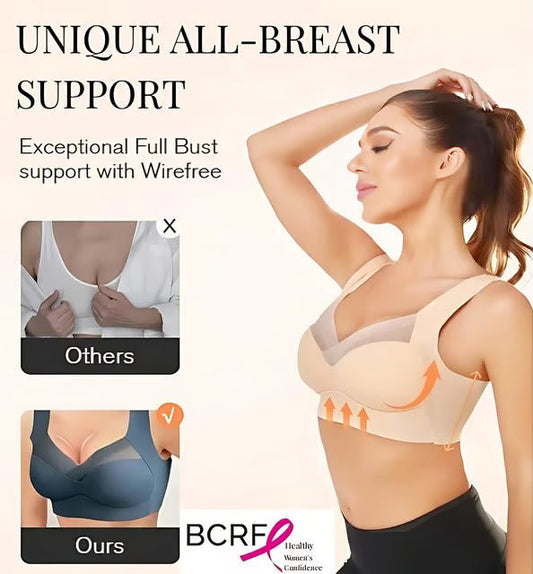 🏆 Last Day Special Price £9.77 ! 💐Breathable Seamless Wireless Support Bra