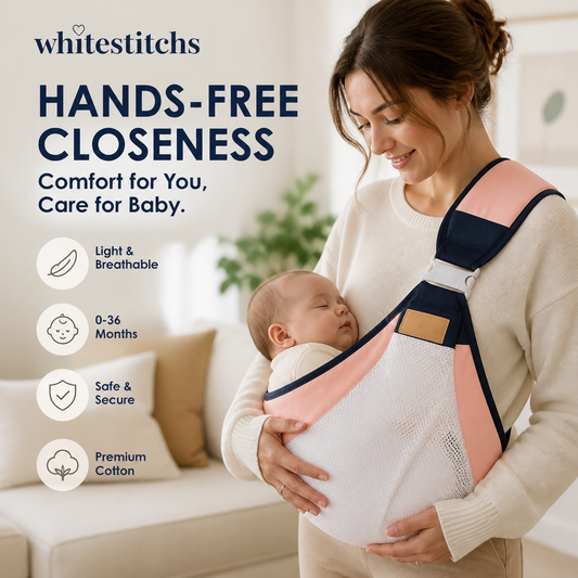 🎉 Last Day Special Price £9.78 ! 👶4-in-1 Breathable Baby Carrier✨0-36 Months, Front/Back/Facing In/Out – Hands-Free
