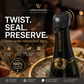 🏆 Last Day Special Price £9.99 ! 🔥Buy 1 Get 1 Free🍾 Twist-Lock Wine and Champagne Bottle Stoppers🥂