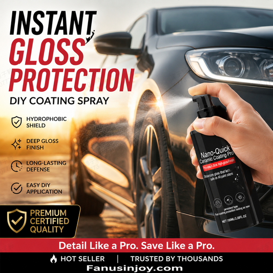 🏆 Last Day Special Price £9.77 ! 🚗Buy 2 Get 1 Free💥Give your car a fresh new lookQuick-Effect High-Gloss Car Detailing Spray