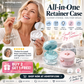 🦷 Last Day Special Price £9.99!🧳 All-in-One Retainer Storage Case — Soaking Compartment, Built-in Mirror & Cleaning Tools