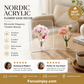 🏆 Last Day Special Price £9.99 ! 💐Buy 2 Get 1 Free🎁Nordic Transparent Acrylic Vase | Elegant Desktop Plant Holder & Home Decor | Modern Centerpiece for Living Room & Wedding Tables