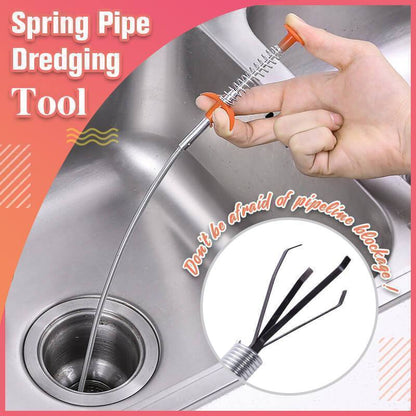 🏆 Last Day Special Price £9.99 ! 🔥Buy 1 Get 1 Free🔥Unclog Kitchen Sinks Fast! Drain Cleaning Hook, Targets Blockages Precisely🛡️