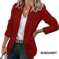 🧥 50% OFF FLASH SALE ! ⚡ Elegant Soft Solid Lapel Button Jacket – Premium Soft Fabric, Classic Lapel Design, Timeless Solid Color & Versatile Fit 🧶