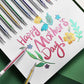 🏆 Last Day Special Price £8.99!🎄🎁Glitter Gel Pen Set – Smooth Writing 🎨