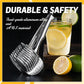 🏆 Last Day Special Price £7.99 ! 🍋Buy 1 Get 1 Free🎁 Creative Kitchen Slice Cutting Tool, Food‑Grade Aluminum Alloy Hand‑Held Slicer