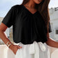👕 61% OFF NOW ! ⚡ Women's Casual Summer Short Sleeve V Neck Tops T-shirts – Soft Breathable, Lightweight & Comfortable Design 🌸