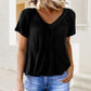 👕 61% OFF NOW ! ⚡ Women's Casual Summer Short Sleeve V Neck Tops T-shirts – Soft Breathable, Lightweight & Comfortable Design 🌸