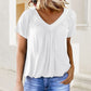 👕 61% OFF NOW ! ⚡ Women's Casual Summer Short Sleeve V Neck Tops T-shirts – Soft Breathable, Lightweight & Comfortable Design 🌸
