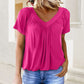 👕 61% OFF NOW ! ⚡ Women's Casual Summer Short Sleeve V Neck Tops T-shirts – Soft Breathable, Lightweight & Comfortable Design 🌸