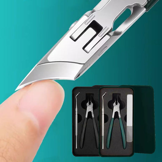 🏆 Last Day Special Price £9.77 ! 🔥Buy 2 Get 1 Free🎁 2026 Upgraded | 25° Angled Nail Clippers for Comfort Trim