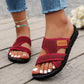 👡 55% OFF NOW ! 💐 Wide Feet Comfortable Open Toe Flat Sandals – Spacious Wide Fit, Soft Insole & All-match Daily Sandal ✨