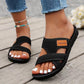 👡 55% OFF NOW ! 💐 Wide Feet Comfortable Open Toe Flat Sandals – Spacious Wide Fit, Soft Insole & All-match Daily Sandal ✨