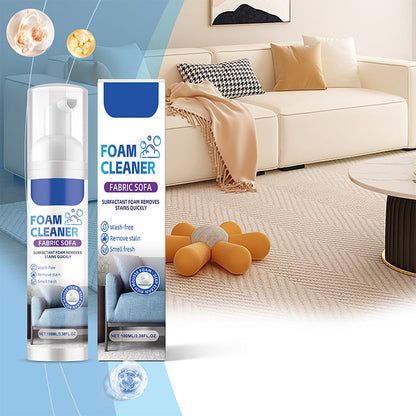 💨 Powerful Fabric Cleaner Foam for Curtains & Sofas | Stain Remover, Fresh Scent✨🧼