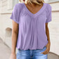 👕 61% OFF NOW ! ⚡ Women's Casual Summer Short Sleeve V Neck Tops T-shirts – Soft Breathable, Lightweight & Comfortable Design 🌸