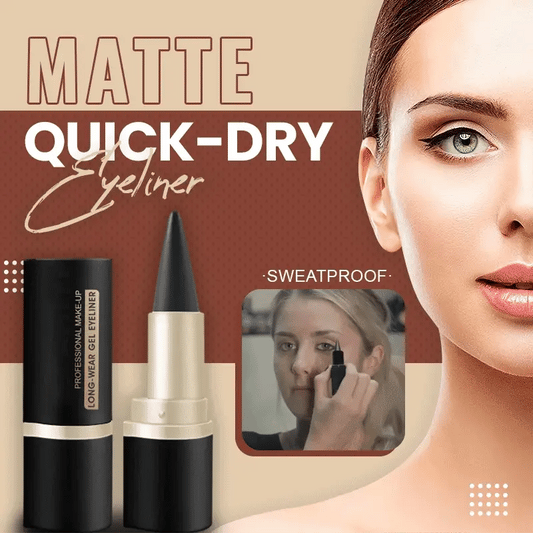 ⚡ Last Day Special Price £9.78!!!⚡ Quick-Drying Matte Eyeliner Pencil – Smudge-Proof Wear, Precise Tip Application, Long-Lasting Color ✨ Gel Liner for Perfect Wing ❤️BUY 1 GET 1 FREE❤️🔥💫