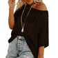⏳Time-Limited Special 50% Off⏰Womens Casual Short Sleeve Hollow Out Pullover Knit Tops