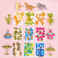🏆 Last Day Special Price £9.99 ! 🧩Educational 3D Cartoon Puzzle - 57 Interlocking Pieces with Vibrant Characters for Creative Learning 🎨👧