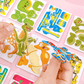 🏆 Last Day Special Price £9.99 ! 🧩Educational 3D Cartoon Puzzle - 57 Interlocking Pieces with Vibrant Characters for Creative Learning 🎨👧