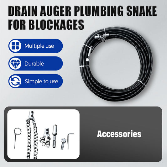 🔥Hot Sale🔥Drain Auger Plumbing Snake for Blockages