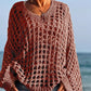💐Women’s Casual Solid Color Crochet Knit Top – Soft Breathable Knit, Elegant Hollow Crochet Design, Relaxed Fit, Versatile for Daily Casual & Summer Outfits ☀️